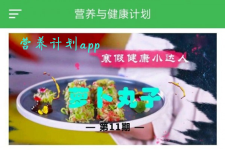 营养计划(营养健康平台)app 营养计划(营养健康平台)app